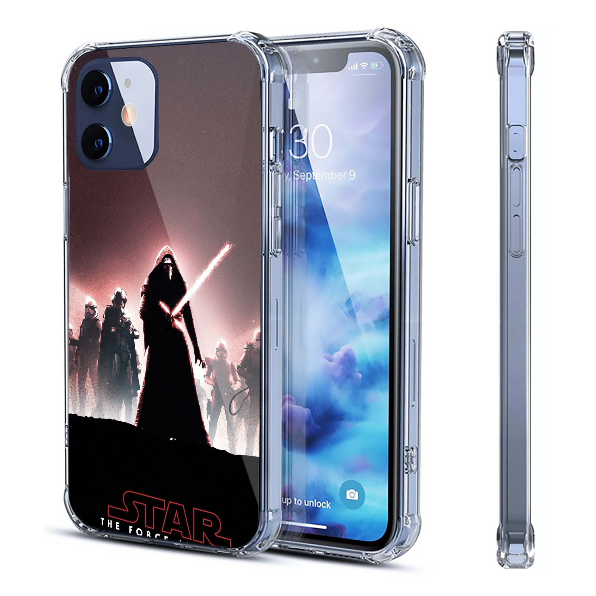 （画像用） スター・ウォーズ Star Wars 【iPhone 12シリーズ対応】透明スマホケース（クリアソフトケース）